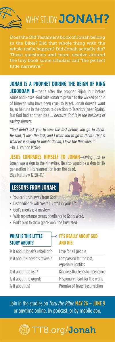 Why Study Jonah Why Study Jonah