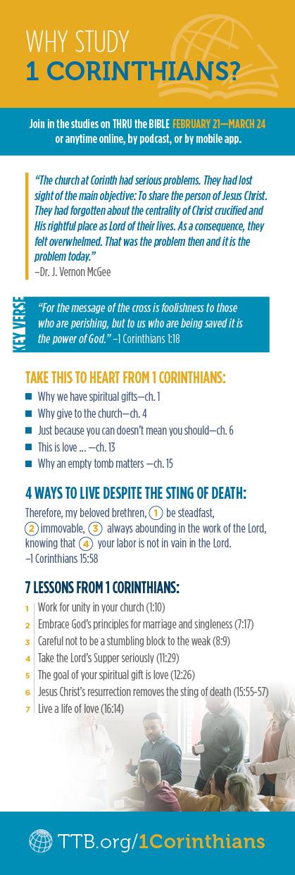 TTB_2023 Why Study 1 Corinthians