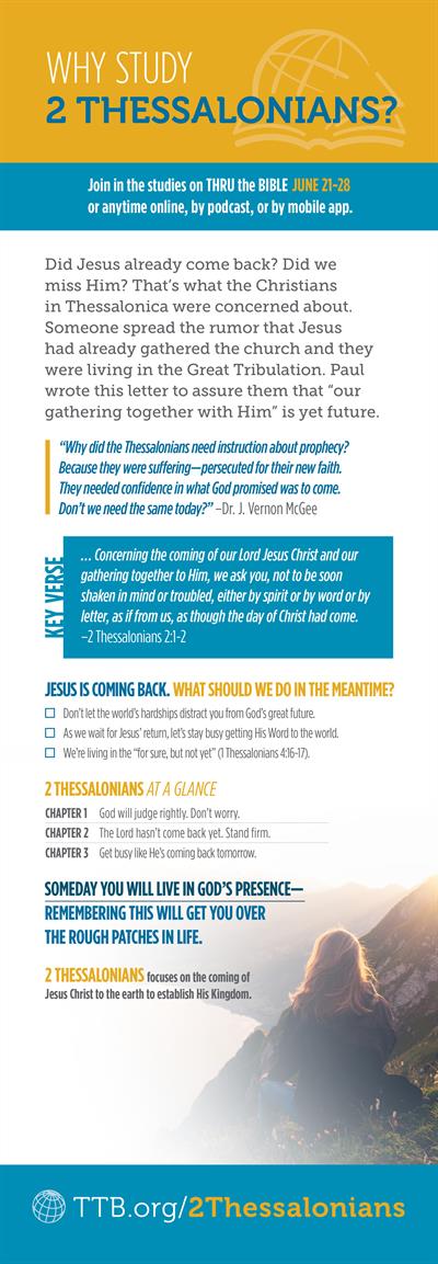 TTB_2024 Why Study 2 Thessalonians TTB_2024 Why Study 2 Thessalonians