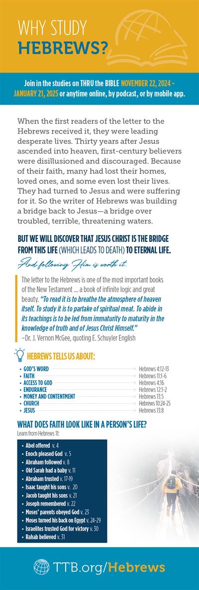 TTB_2024 Why Study Hebrews TTB_2024 Why Study Hebrews